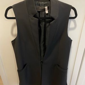Zara black sleeveless blazer